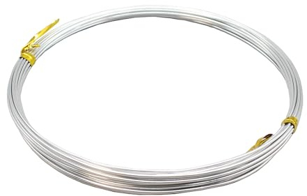 1 Stück 99,99% Aluminiumdraht – Biegsamer Metalldraht for Bastelarbeiten, Industrie und wissenschaftliche Experimente – 2 m Länge(0.4mm)
