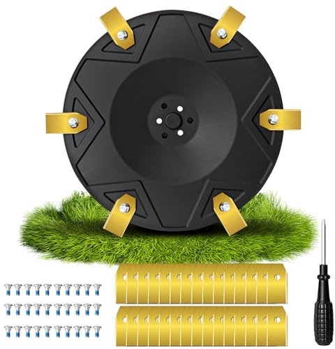 Knivskiva + 30 knivar, kompatibel med DREAME A1 Pro A2 | MOVA 600 600 KIT 1000 knivtallrikar, knivskiva tillbehör, för robotgräsklippare, gräsklippare, roterande skiva
