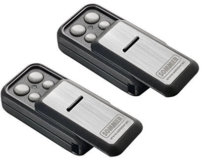 2 transmisores manuales de verano Slider+ Slider S10305 TX40-868-4 mando a distancia para puerta de garaje 868,8 MHz 868,95 MHz Base+ Pro+ accionamiento de puerta