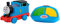 Thomas & Friends Fisher-Price My First Thomas & Friends R/C Thomas, battery-powered remote-controlled train engine with character phrases for toddlers, GPV86