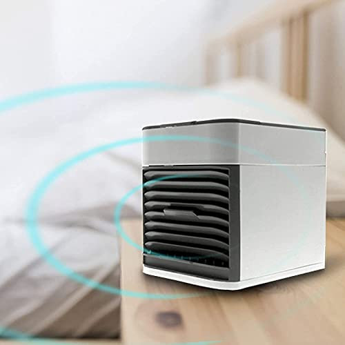 VVLXRIC Climatizzatore per Auto - Portatile 4-in-1 Deumidificatore Ventilatore - USA Solo Acqua Pulita Mini Condizionatore USB - per Casa E Ufficio