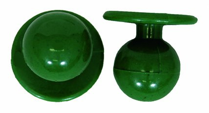 EXNER Kugel-Knöpfe, Kochjacken-Knöpfe, Motiv-Knöpfe, Farbe waldgrün, in VE von 12 Stück (für 1 Kochjacke)