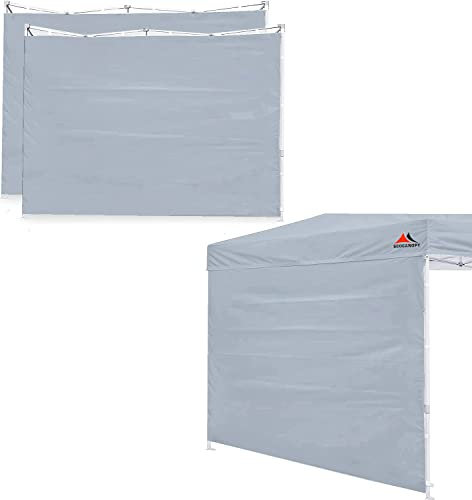 SCOCANOPY Parois latérales pour cadre d'auvent pop-up de 25,4 x 25,4 cm, lot de 3 pare-soleils uniquement, gris