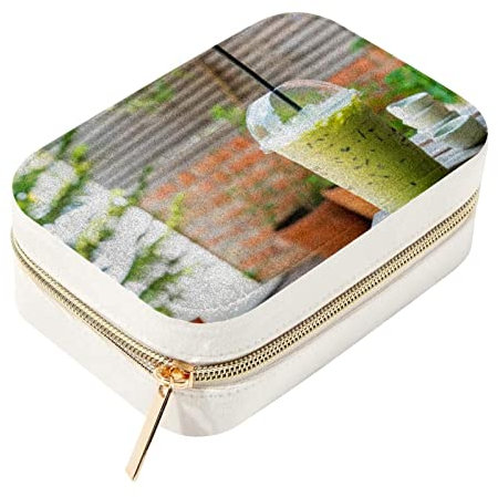 Mini boîte de rangement portable double couche pour thé au lait