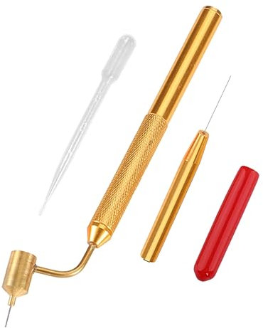 Housoutil Autolackstift 0,7mm Feiner Lackauftragsstift Gold Für Kratzerentfernung Und Autoreparatur Für Fahrzeugtypen Und Möbel
