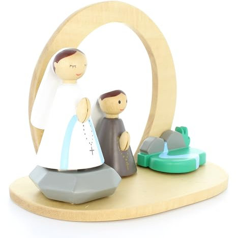 Palais du Rosaire Krippenfigur aus Holz, 17 x 13 x 10 cm – Christian Shop – Christlicher Kult aus Holz