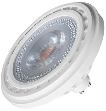 YAKAiYAL AR111 GU10 LED Lampe 12W COB ES111 Reflektorlampe Kaltweiß Reflektor 3000K Beleuchtung 45° Spot Leuchtmittel 220V Ersatz für 75W Halogenbirne Nicht Dimmbar