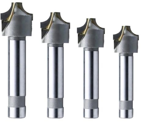 1 STÜCK 2/4 Flöten R2-R30 Hartmetall-Eckrundfräser, Kugelfräser mit konkavem Radius (R2/R5/R8/R15/R25/R30)(Size:R5(2 Blades))