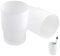 Set di 2 Portaspazzolini in Vetro Satinato, Bicchieri per Spazzolini da per Bagno, Design Elegante, Montaggio a Parete Senza Cuciture (200 ml)