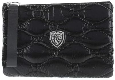 Borsa donna Blauer pochette Flow 03 in nylon trapuntato black B25BU03 F4FLOW03/SOF Piccola