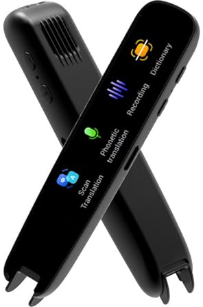 Scan Reader Penna, Text-till-tal-enhetsöversättarpenna, Smart Recoring Pen Voice Trådlös Språköversättare Stöd för 117 Språk, för Studenter Språkinlärningsföretag