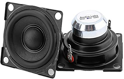 2Pcs 2InchFull Speaker Driver 6Ohm 15W Magnete Al Neodimio Altoparlante Amplificatore del Suono Altoparlanti Colonna Per La Casa o