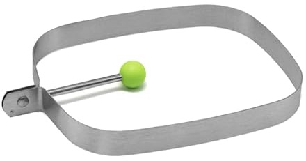 Molde de cocción de huevos, anillos para freír huevos, molde para panqueques, anillo de huevo, anillo de huevo, molde rectangular de acero inoxidable antiadherente para panqueques, molde de