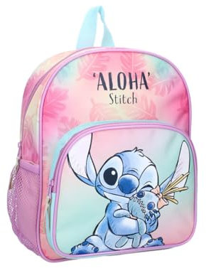 mybagstory - Zaino per Ragazza Stitch Rosa Bambino Scuola Asilo Presepe
