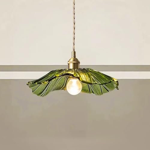 Vintage Industrial Glass Dome Pendant Light with Polished Brass Finish E27 Ceiling Light Fixture for Dining Room Kitchen Living Room Bedroom Transparent Glass Dome Pendant Lamp