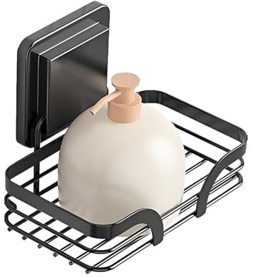 Plato De Jabón De Succión - Sin Soporte De Jabón De Ducha Montada En La Pared | Almacenamiento De Baño De Acero Inoxidable | Plato De Bandeja De Ahorro De Espacio Moderno Impermeable Con Platillo Para