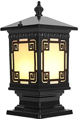 NYSCR Outdoor Post Lights Column Lamp Decorative Columns Post Lantern Lawn Fence Gate Pillar European Garden Villa Garden Lamp Commercial Decoration Waterproof Rainproof Pillar Lamps Made in China