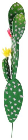 FUNOMOCYA Cactus Artificiale da Tavolo Verde in Plastico Realistico
