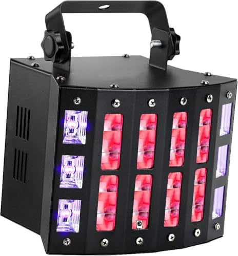 N-Gear DB42 Luz de Fiesta LED Efecto Derby RGB con Luz UV y Estroboscopio