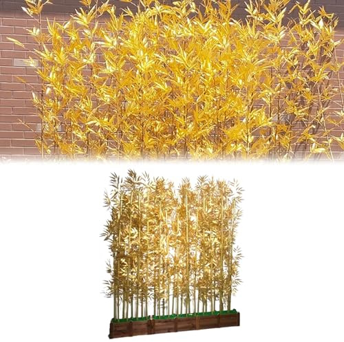 Künstlicher Bambus Mit Seidenblättern,Künstliche Zimmerpflanzen,Kunstgrün Für Die Inneneinrichtung,Für Haus,Wohnung Oder Büro(150cm/59in,H 1.5m/59in)