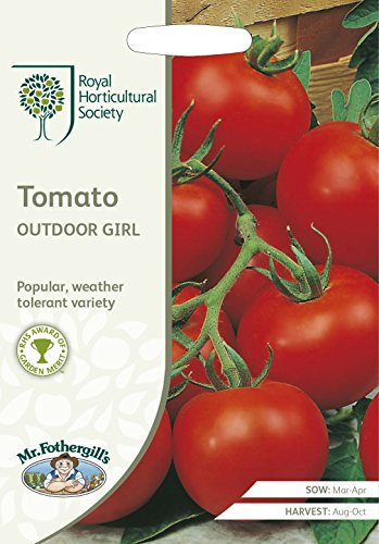 Mr Fothergills - Vegetable - RHS Tomato Outdoor Girl - 50 Seeds