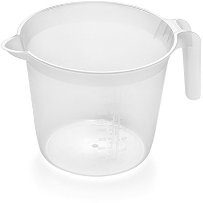 Addis 518007 - Jarra medidora y mezcladora con asa, transparente, 2 L