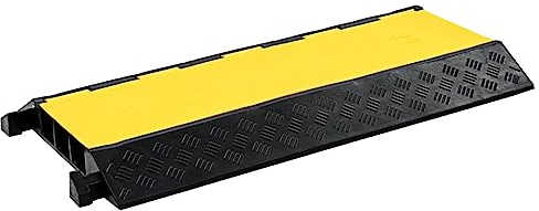 vidaXL Dosso Passacavi con 3 Canali in Gomma 93 cm Modulare Guida Cavi Cavetti