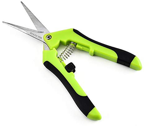 Chilymes Gartenschere - Baumschere Ergonomisches Rebenschere - Schnittschere mit Edelstahlklinge für Zweige, Blumen, Rosen, Früchte, Pflanzen, Bonsai,Einfach zu Verwenden (1)…