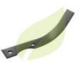 Cuchillo de fresa izquierda para motoazada HAKO 200 mm ancho 35 mm