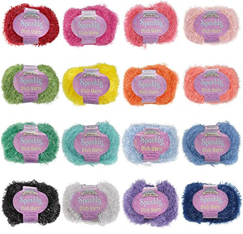 BambooMN Worsted Weight Yarn - 12 Skeins (50g Each) - 98 Yards (90 Meters) - 100% Polyester - Medium Weight - Variety Pack