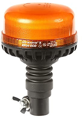 LED-MARTIN - XR20 ECO Rundumleuchte - gelb - DIN 24,0mm flexibel - aufsteckbar - 12V/24V - ECE-R65 - kompakte Bauform
