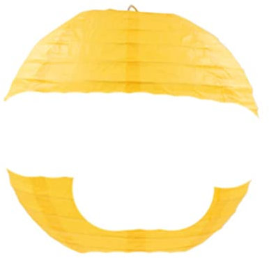 1 STÜCKE 16 Zoll große runde Papierlaterne Hochzeit und Party Hausgartendekorationen China Lampion 40 cm-Gelb-1 STÜCKE, 16 Zoll