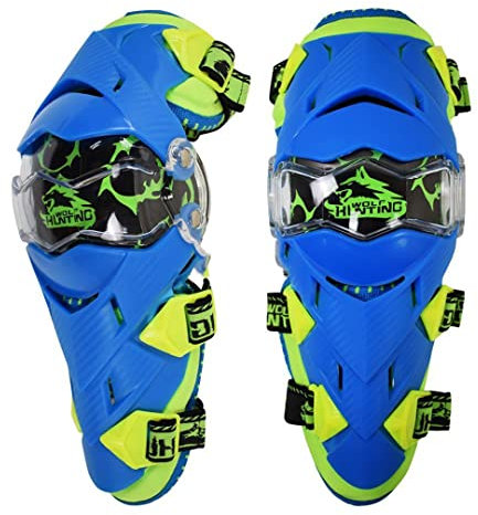 Hcclijo Rodilleras de Motocross Protector de Rodilleras de Motocross ATV Sports Motor-Racing Guard Seguridad Rodilleras solo Rodilleras A3 L