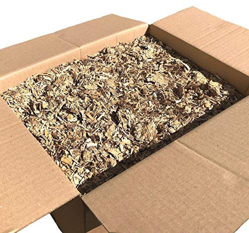 Jumbogras Kleintier-Einstreu Snips aus gepressten Miscanthus/Elefantengras für Hasen Kaninchen Maus Vogel Meerschweinchen - Kleintierstreu statt Stroh- u. Hobelspäne für Käfig & Stall (20 kg Karton)