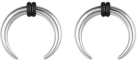 ZS 2 Stück Pincher Tapers Septumringe, 2G 4G 6G 8G 10G 14G 16G Buffalo Horseshoe Stretcher Expander Piercing Zum Dehnen Von Durchbohrten Nasen Ohr Messgeräten