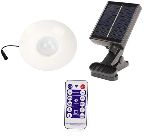 Topyond Solar-Regenschirm-Lichter für den Außenbereich, Solar-Terrassenschirm-Licht, 3 Farben, 6000 K, wasserdichte LED mit zeitgesteuerter Fernbedienung, Temperatur für Terrasse