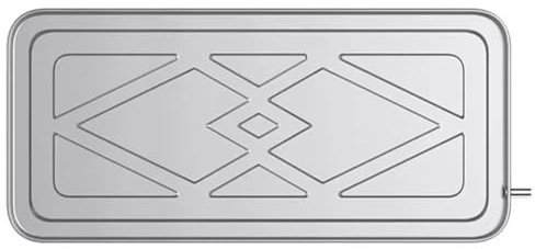 Drip Tray, Thickened Stainless Steel Rounded Corner Drip Tray, for Air Conditioner Outdoor Unit, for Collecting and Releasing Water(100 * 47.5 * 3.8cm)