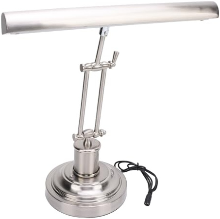 Annadue Lampada per Pianoforte, Lampada per Pianoforte da 12 W con Controllo Touch, Regolazione Continua della luminosità da 3000K a 6000K, per Pianoforte, (Spina UE da 100 a 240 V)