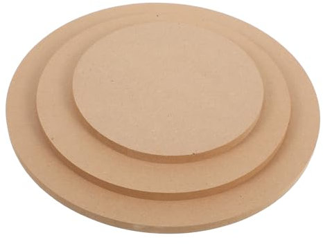 OKUMEYR 3stücke Teiliges Töpferscheiben MDF-holzplatten Runde Keramik-trocknungsbretter Mit Glatter Oberfläche Vielseitig Für Handaufbau Und Modellieren Von Einfache Reinigung Fürs Töpfern