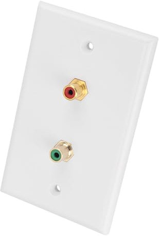 Piastra di Copertura per Interruttore della Luce Doppia, Piastre da Parete 2 Interfacce Piastra di Copertura per Interruttore della Luce Pannello Multifunzionale per Piastra