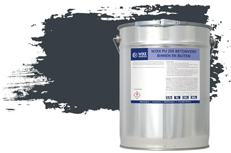 Wixx PU 250 Betonfarbe Innen & Außen - RAL 7016 | Anthrazitgrau - 2,5L