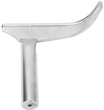 J Curved Lathe Tool Rest, 1in Post Alloy Steel Lathe Tool Rest with Unique Curved Design, Wood Turning Tools and Accessories, for Woodworking