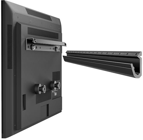 Studless Plasterboard TV Wall Bracket for 12–55 inch TVs, No Drill TV Wall Mount, Tilting Ultra Slim TV Mount Bracket Max VESA 400x400mm Up to 45kg, Tilts 5° Easy to Install for Rental Apartments