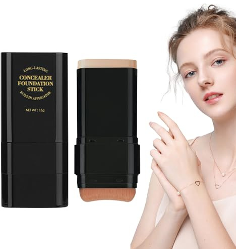 Fondotinta In Stick - Idratanti Leggeri Stick, Correttore A Lunga Tenuta | Soluzione Coprente Naturale Durata Per La Pelle, Cosmetici L'uso Quotidiano Di Bell