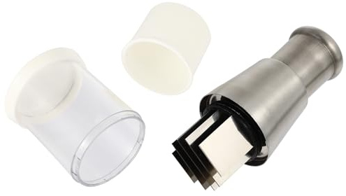 CIYODO Hachoir à Légumes Manuel Portable en Inox 16X6 CM Trancheuse à Pression pour Oignons Ail et Salade Mini Coupe-Légumes Facile à Nettoyer Cuisine et Voyage