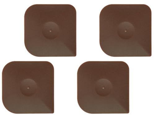 CLISPEED Grattoirs à Poêles Multifonctionnels 4 Pièces, Plastique Résistant, Bord Fin pour Grattage Précis, Ustensile de Nettoyage Pratique pour Casseroles et Poêles, Usage Domestique,