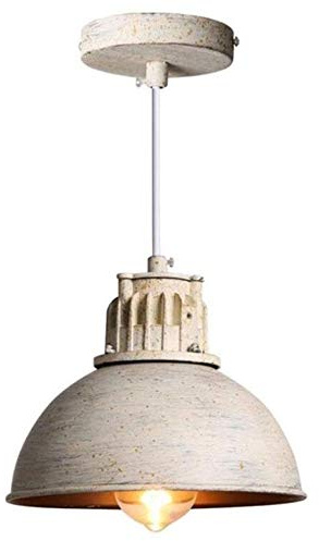 Retro Industrial Hanging Light 8 breite Decke Anhänger Beleuchtung E27 Basis Nautische Scheune Retro Lampe Kronleuchter Kuppel Schatten Bauernhauskunstkunstdekoration für Esszimmer, lebendes