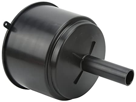 Keenso Imbuto per Auto, Filtro per Benzina, Gasolio e Cherosene con Design Anti-schizzo, Nero, Adatto per Auto, Moto, SUV, ATV