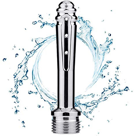 Accesorios de Ducha – Boquillas de Ducha de Aluminio, Sistema de ducha de colon, Kit Limpiador con Bolsa de Transporte de Terciopelo