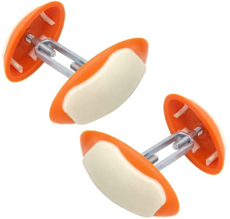 Mini sko stretchers för breda fötter, sko bredare halkskydd expanderare justerbara män kvinnor skor plast kirurgi, Orange 1 par, adjustable